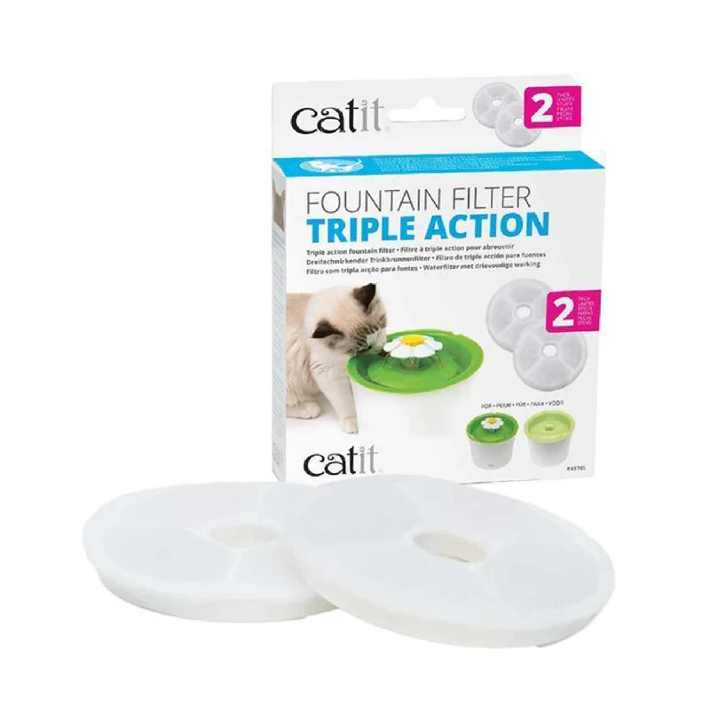 ferret hammock bed-Catit Triple Action Filters (for Catit Flower Fountain)