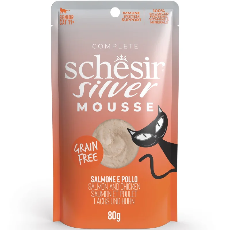 collapsible dog crate-15% OFF: Schesir Silver Mousse Salmon & Chicken Grain-Free Senior Pouch Cat Food 80g