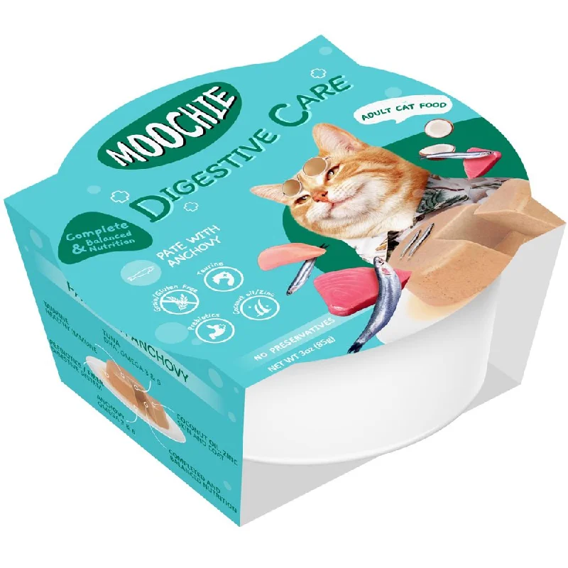 chew-proof dog toy-31% OFF: Moochie Digestive Care Pate With Anchovy Grain-Free Adult Wet Cat Food 85g x 12