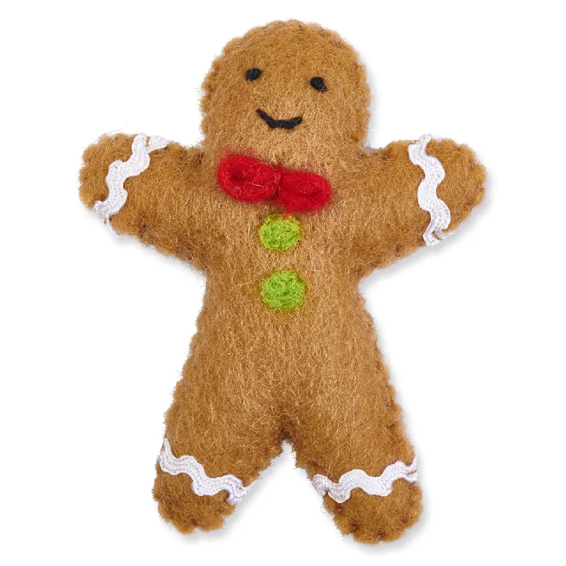 sun-protection dog shirt-Cat Toy: Holiday Gingerbread Man