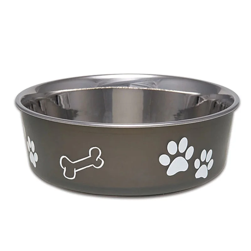 collapsible silicone dog bowl-Loving Pets Dog Bowls Bella Espresso 4 Sizes