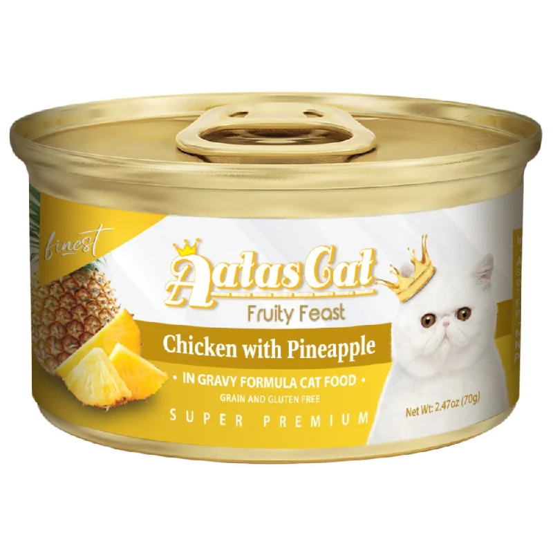 ferret hammock bed-Aatas Cat Finest Fruity Feast Chicken With Pineapple Canned Cat Food 70g