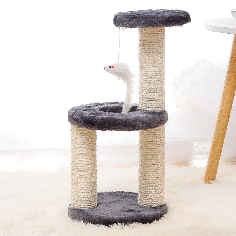 indoor dog potty solution-Cat Jumping Platform Sisal Scratching Post Cat Villa Cat Cat Toy