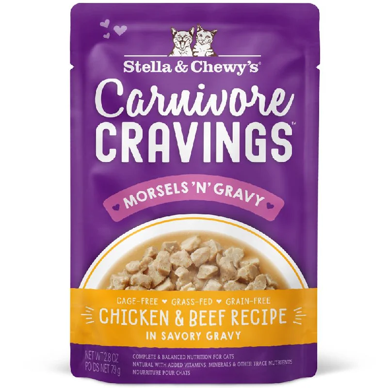 pet nail grinder-4 FOR $13.60 (Exp 19Jan25): Stella & Chewy's Carnivore Cravings Morsels 'N' Gravy Chicken & Beef Grain-Free Pouch Cat Food 2.8oz