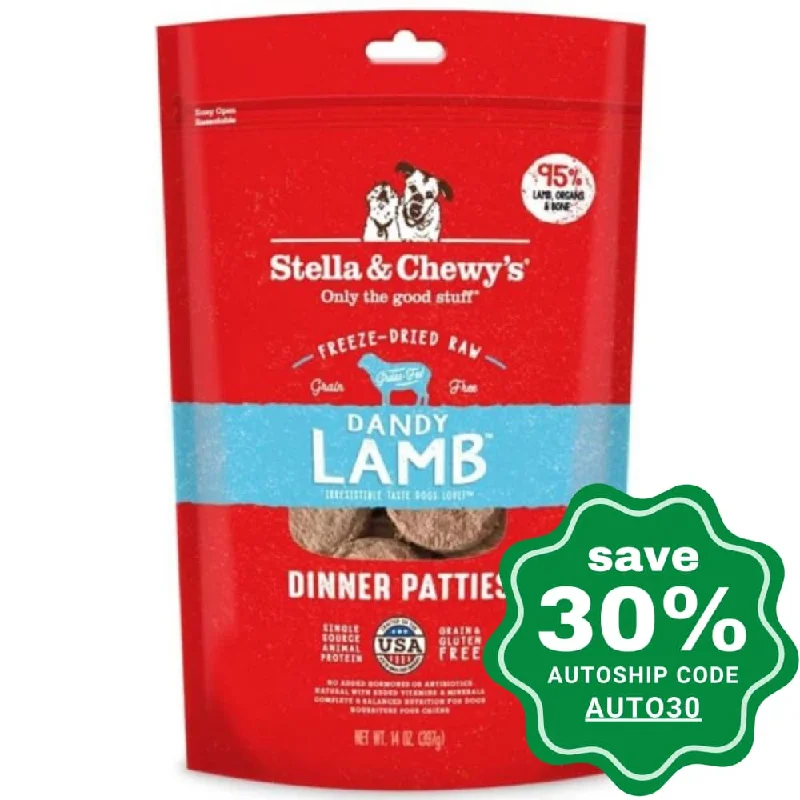 pet-friendly air purifier-Stella & Chewy's - Freeze Dried Dog Dinner Patties - Dandy Lamb - 25OZ