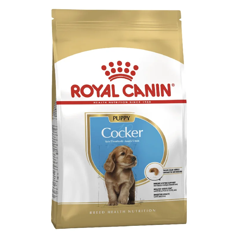 heavy-duty pet gate-Royal Canin Cocker Spaniel Puppy Dry Dog Food 3kg