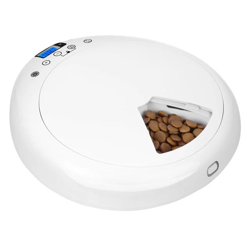 electric dog nail trimmer-Automatic Pet Feeder, 6-Meal Compartments