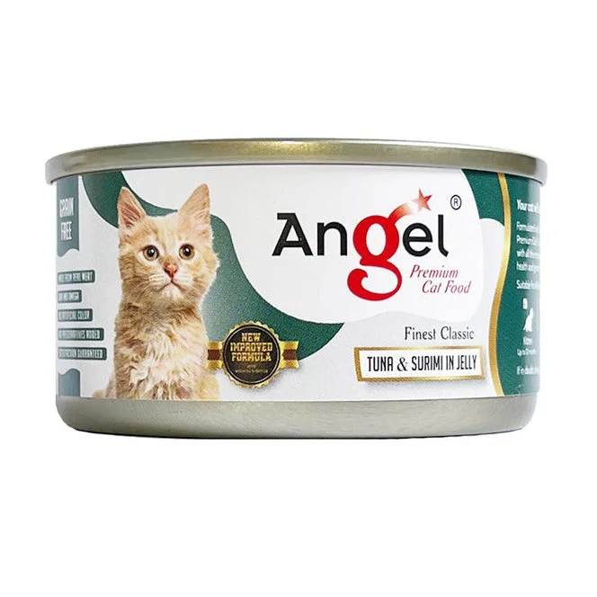 pet odor eliminator-Angel Tuna & Surimi in Jelly Canned Cat Food 80g