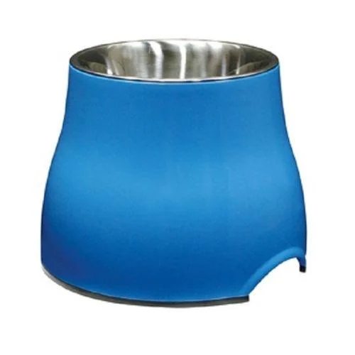 senior dog orthopedic bed-Dogit Elevated Dog Dish Bowl Blue Large 900ml