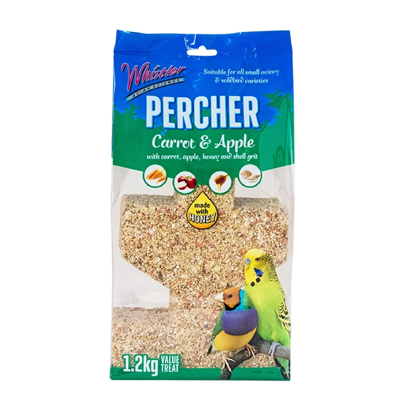 vet-approved dog chew-Whistler Percher Carrot & Apple Bird Treat 1.2kg