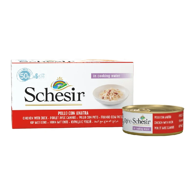 memory foam dog bed-18% OFF: Schesir Chicken Fillets with Duck Adult Canned Cat Food Multipack 50g x 6