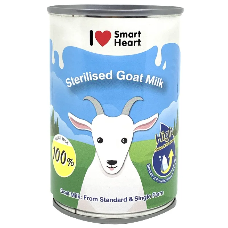 natural flea repellent for pets-Smartheart Sterilised Canned Goat's Milk For Cats & Dogs 400ml