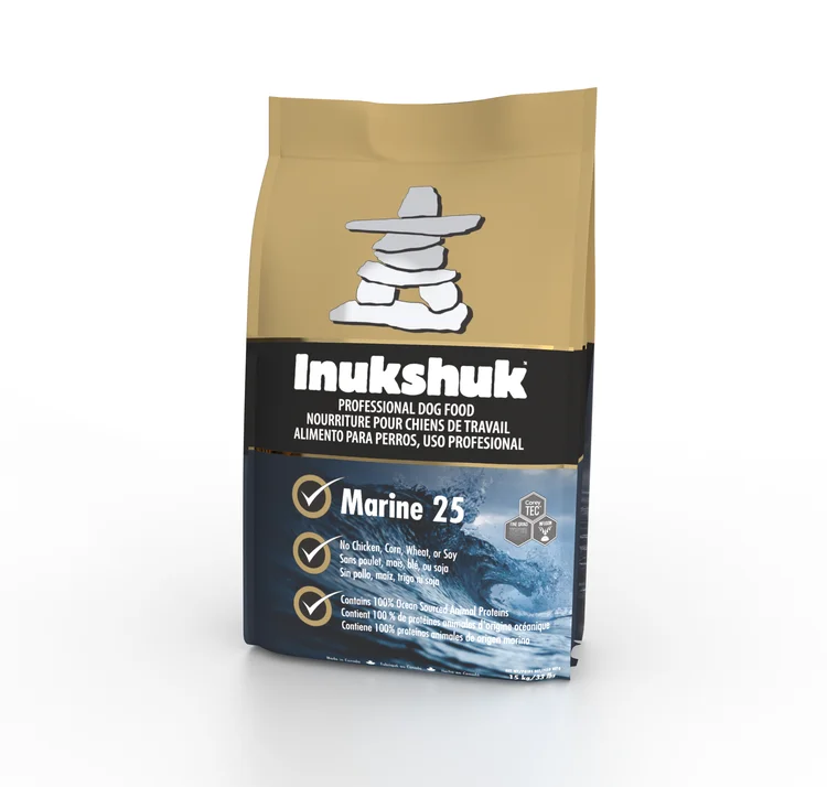 parrot training perch-Inukshuck Marine 25 Professional Dog Food *Ships Within CANADA ONLY*