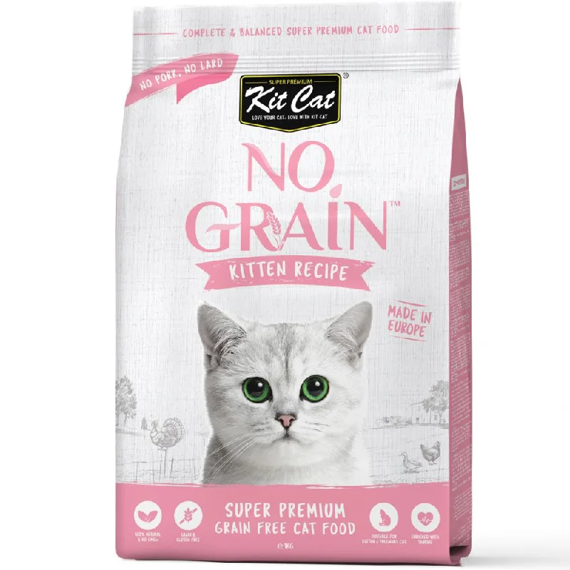 chew-resistant cat toy-20% OFF+FREE TREATS: Kit Cat No Grain Kitten Grain-Free Dry Cat Food