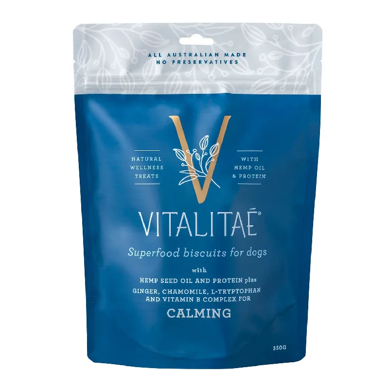 pet car seat cover-Vitalitae Calming Superfood Biscuits Dog Treat 350g