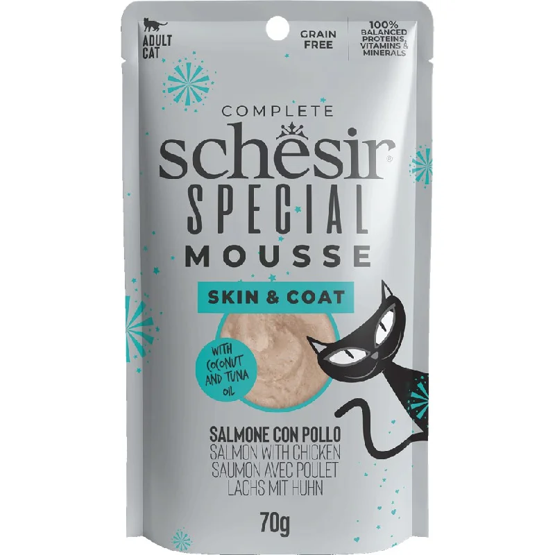 premium dog food bowl-15% OFF: Schesir Special Mousse Skin & Coat Salmon With Chicken Grain-Free Adult Pouch Cat Food 70g