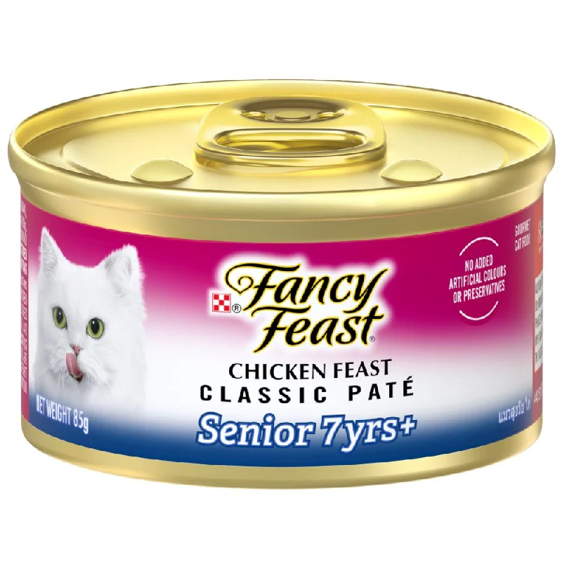 ultra-durable chew toy-Fancy Feast Classic Pate Chicken Feast SENIOR Canned Cat Food 85g