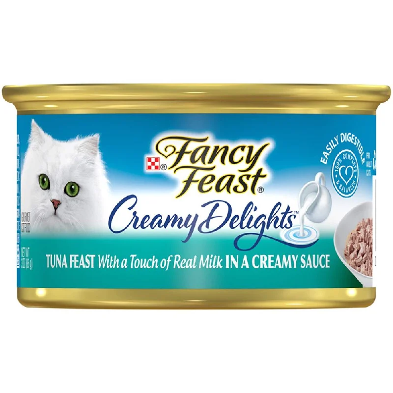 pet odor eliminator-Fancy Feast Creamy Delights Tuna Feast Canned Cat Food 85g