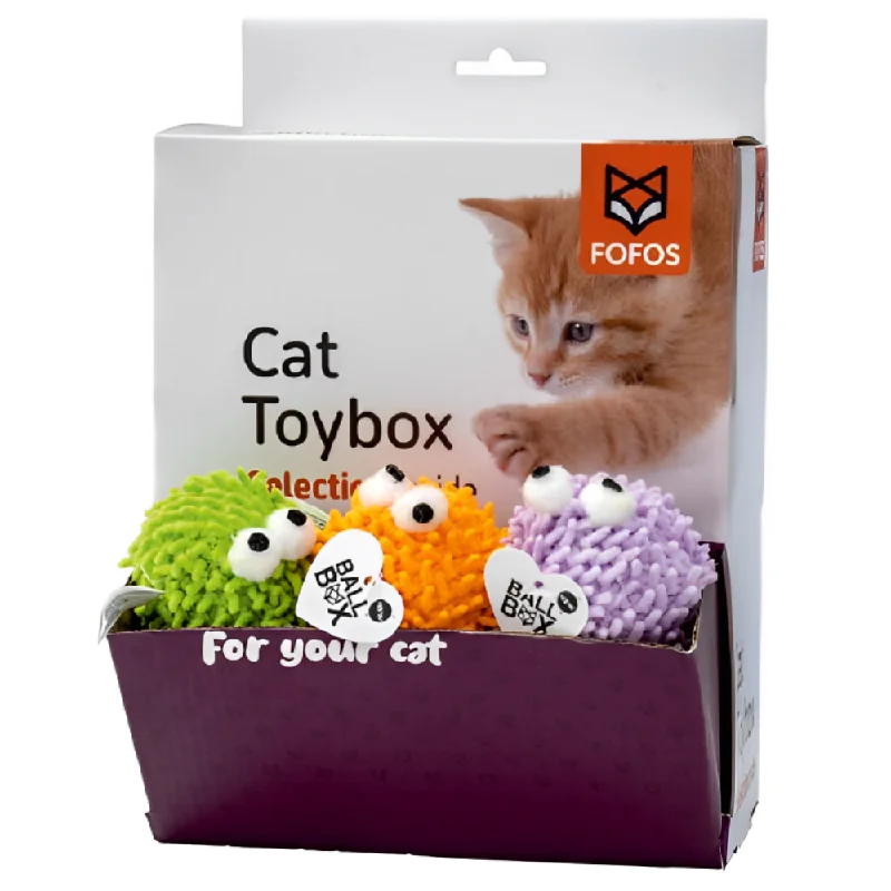 hamster bedding material-Fofos Geek Ball Toy for Cats