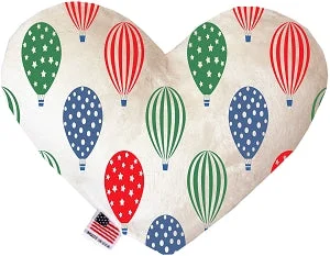 cat claw protector caps-Hot Air Balloons Stuffing Free Squeaker Heart Dog Toy