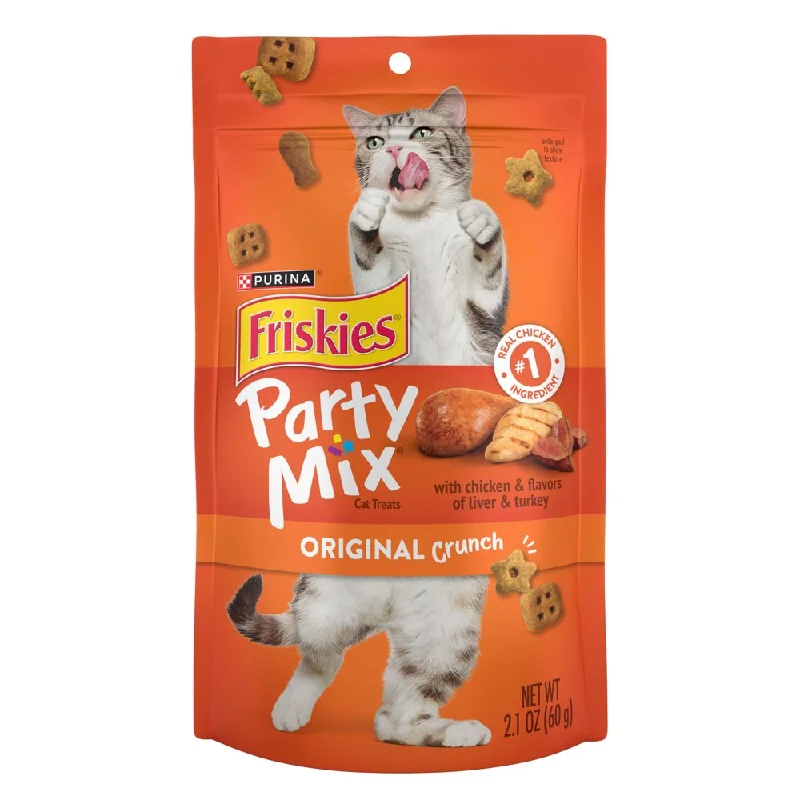 pet grooming tools-15% OFF: Friskies Party Mix Original Crunch Cat Treats 60g