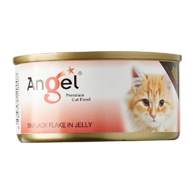 fish tank automatic feeder-Angel Skipjack Flake In Jelly Canned Cat Food 80g