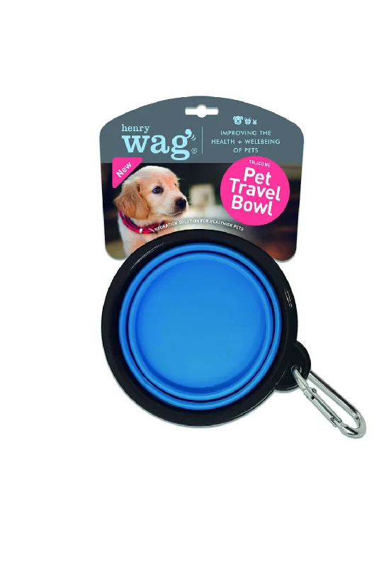 heavy-duty pet gate-Henry Wag Pet Travel Bowl