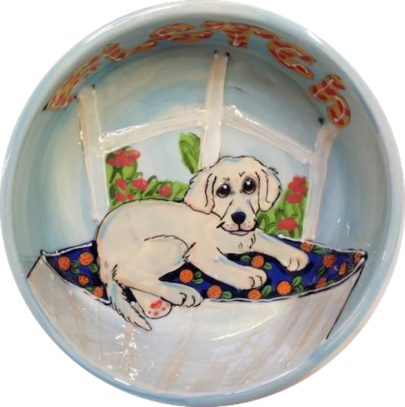 memory foam dog bed-Labrador Dog Bowl