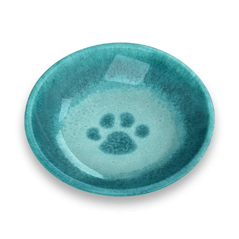 chew-proof dog toy-Paw Print Cat Saucer