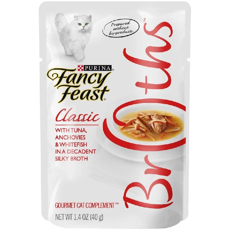 pet monitoring camera-12% OFF: Fancy Feast Classic Broths Tuna, Anchovies & Whitefish Pouch Cat Food 40g x16