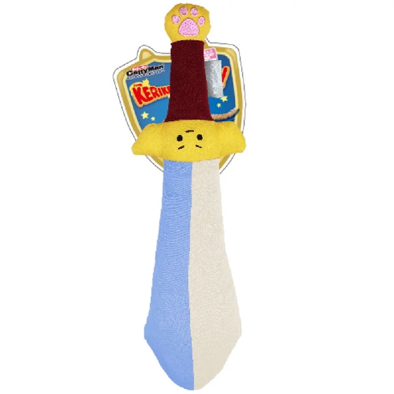 dog training clicker-CattyMan Playful Kicker Plush Cat Toy (Sword)