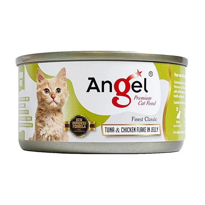 portable pet hair vacuum-Angel Tuna & Chicken Flake in Jelly Canned Cat Food 80g