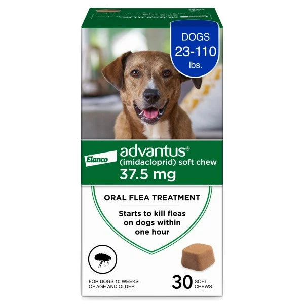 bird-safe cage disinfectant-Advantus Chewable Flea Treatment for Dogs