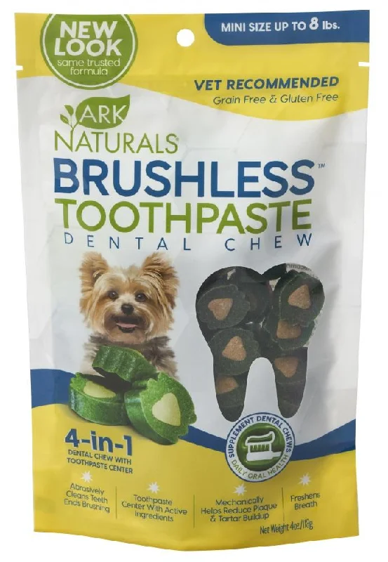 multi-level cat tree-Ark Naturals Brushless Toothpaste Mini Dog Treats (4-oz)