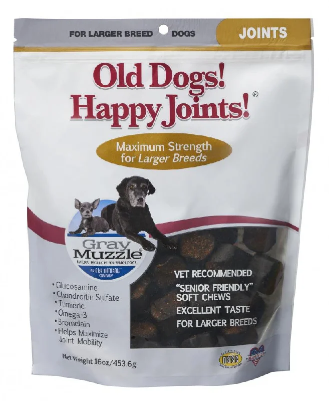 tangle-free dog leash-Ark Naturals Gray Muzzle  Old Dogs! Happy Joints! Dog Treats