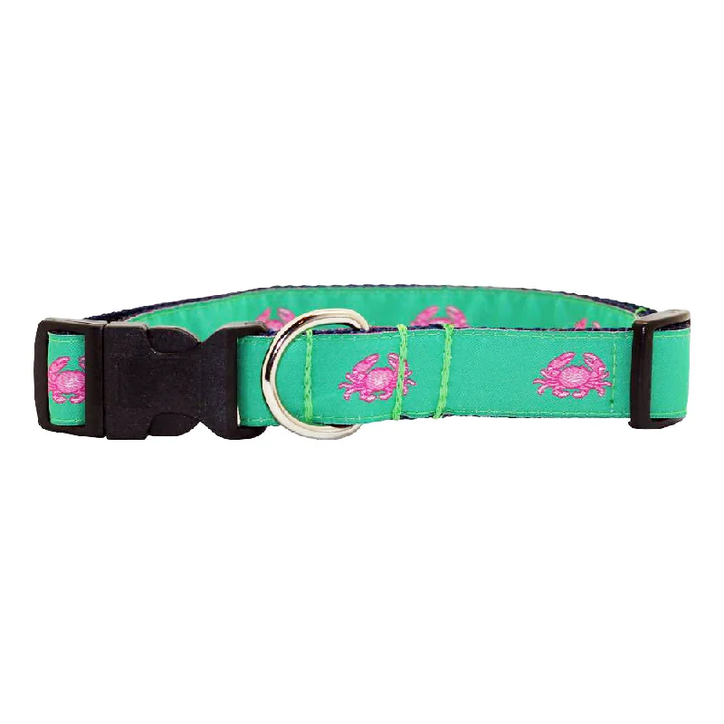 small animal playpen-Audubon Green Boiled Crab Dog Collar