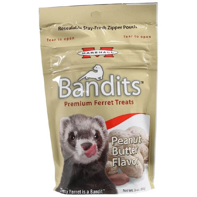 waterproof dog bed-BANDITS PREMIUM FERRET TREAT (3 OZ, PEANUT BUTTER)