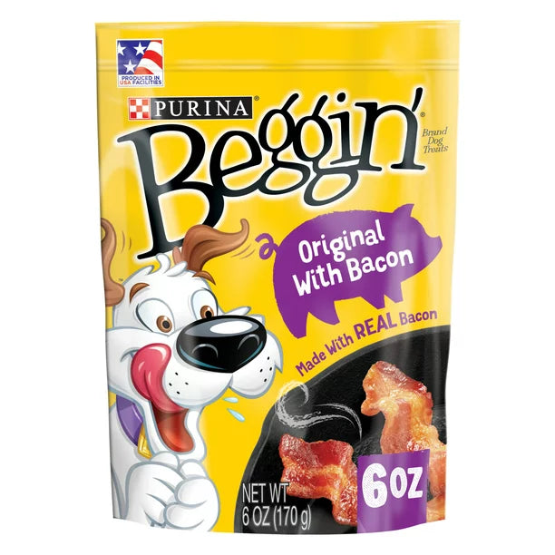 hypoallergenic cat food-Beggin Strips Original Bacon Dog Treats