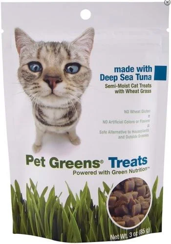 spill-proof dog bowl-BellRock Pet Greens Semi Moist Tuna Cat Treats