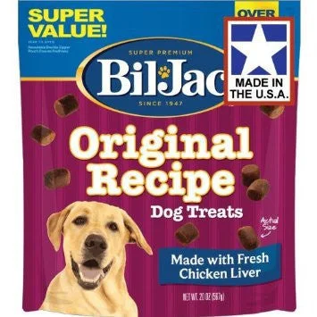 retractable dog gate-Bil-Jac Super Value Fresh Chicken Liver Dog Treat 20oz