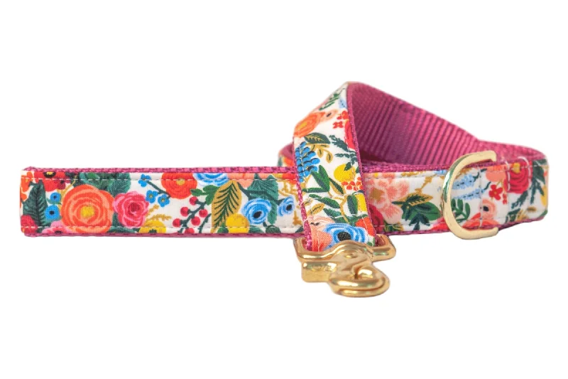 escape-proof cat harness-Blissful Blooms on Rose Dog Leash