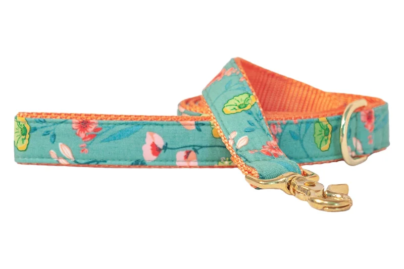 pet seatbelt attachment-Blooming Wildflower Dog Leash