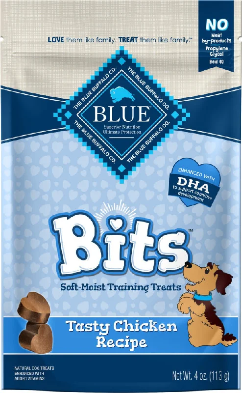 pet dental care kit-Blue Buffalo Bits Tasty Chicken Natural Soft-Moist Training Treats