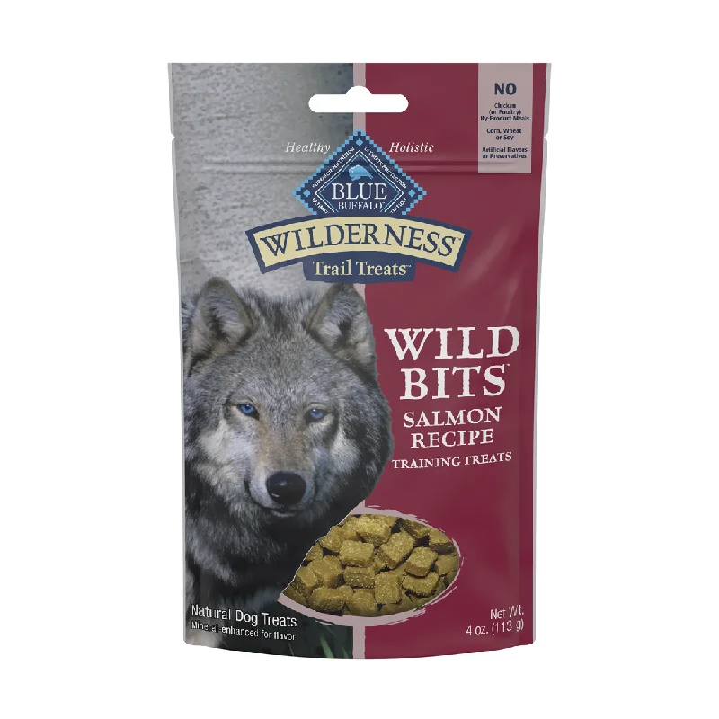 collapsible silicone dog bowl-Blue Buffalo Wilderness Trail Treats Salmon Wild Bits Dog Treats