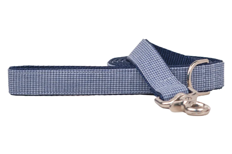 cat claw protector caps-Blue Houndstooth Dog Leash