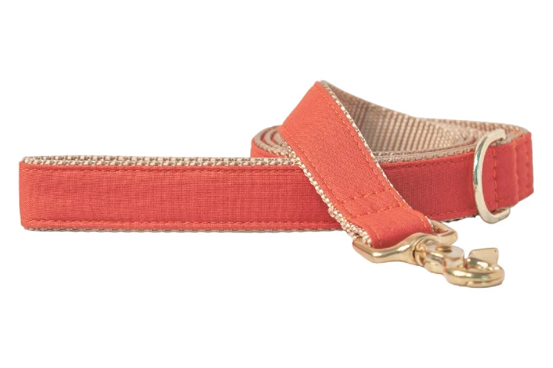 ultra-durable chew toy-Burnt Orange Dog Leash