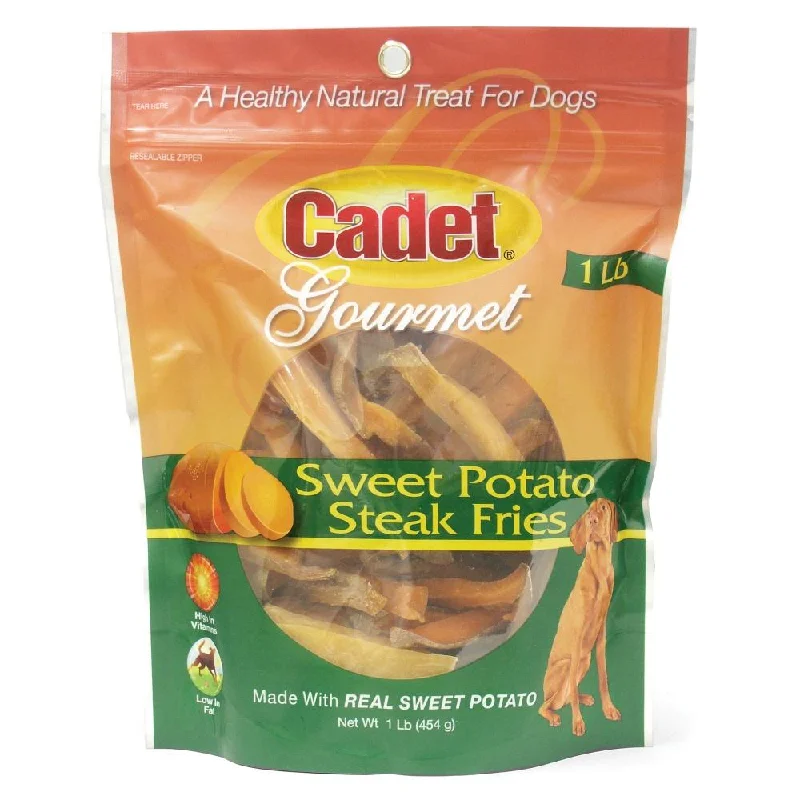 hypoallergenic cat food-Cadet Gourmet Sweet Potato Steak Fries Dog Treats