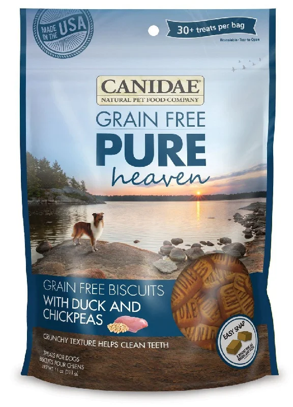 retractable cat tunnel-Canidae Grain Free Pure Heaven Duck And Chickpea Biscuits 11oz