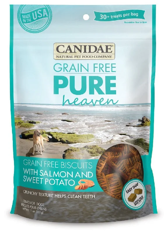 pet odor eliminator-Canidae Grain Free Pure Heaven Salmon Biscuits 11oz