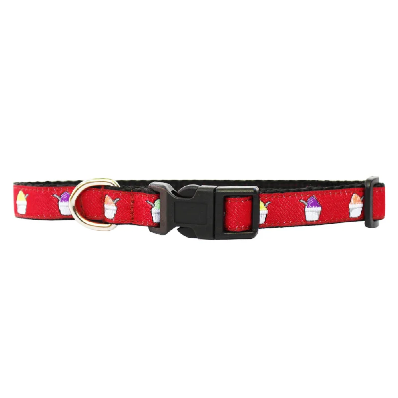 automatic fish tank cleaner-Cayenne Red Extra Small Snoball Dog Collar